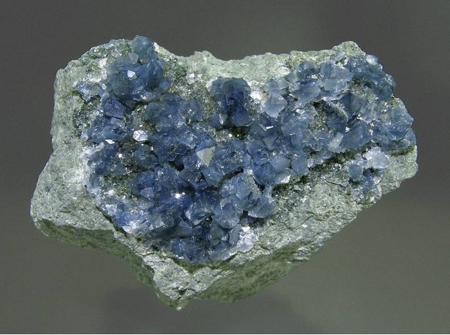 Blue Quartz: Mineral information, data and localities.