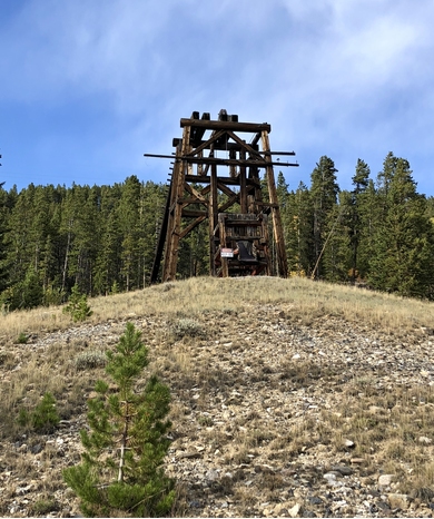 Julia Fisk Mine, Iowa Gulch, Leadville, Lake County, Colorado, USA