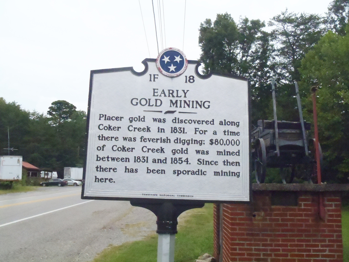 TENNESSEE GOLD MAPS, TENNESSEE GOLD PANNING, TENNESSEE GOLD PLACERS,  TENNESSEE GOLD PROSPECTING, METAL DETECTING